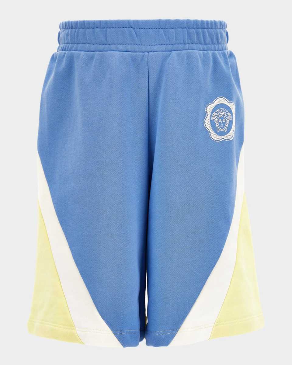 Boy's Medusa Stamp Fleece Shorts, Size 6-14